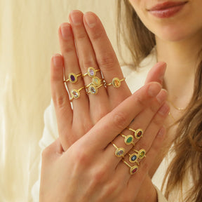 February Amethyst - Birthstone ring