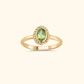August peridot - Birthstone ring